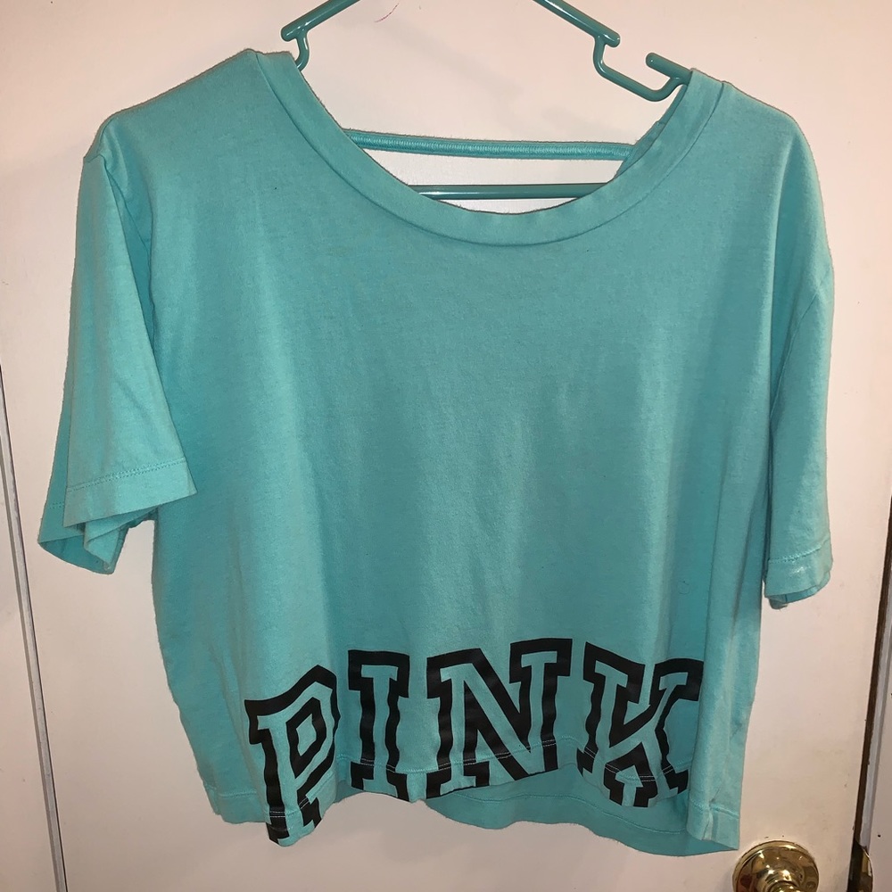 Pink crop top